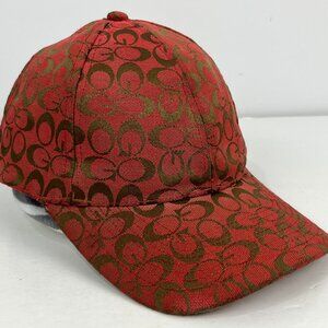 Unbranded Kids Snapback Cap Size Adjustable Orange Lined Polyester